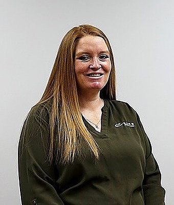 HR Manager Kayla Dobmeier in Office at Eide Chrysler St. Cloud